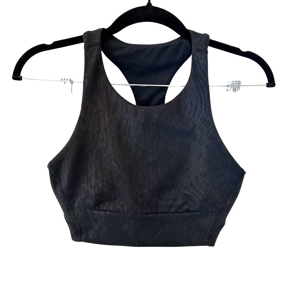 🖤 Zella Black Animal Print Sports Bra – Size Small – Fierce & Functional 🐆